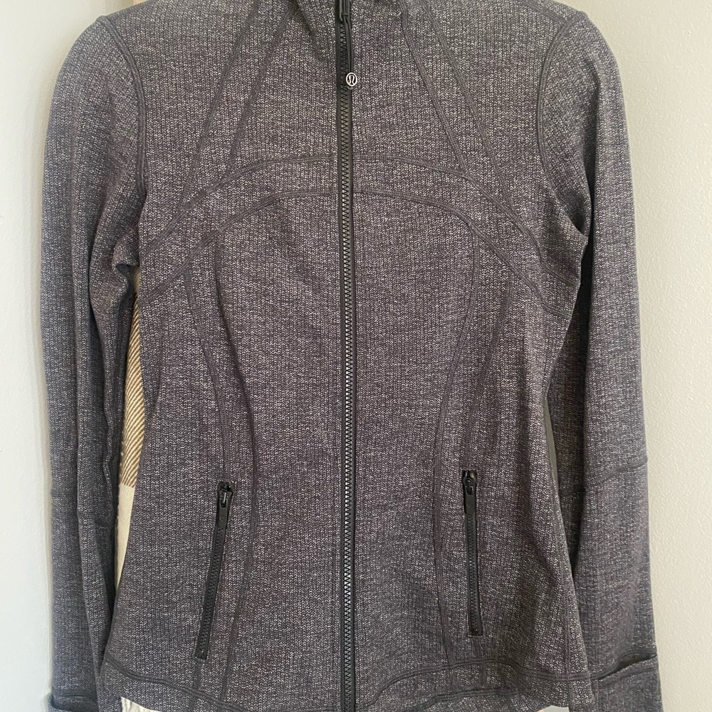 Lululemon Athletica Gray Utility Jacket Full-Zip